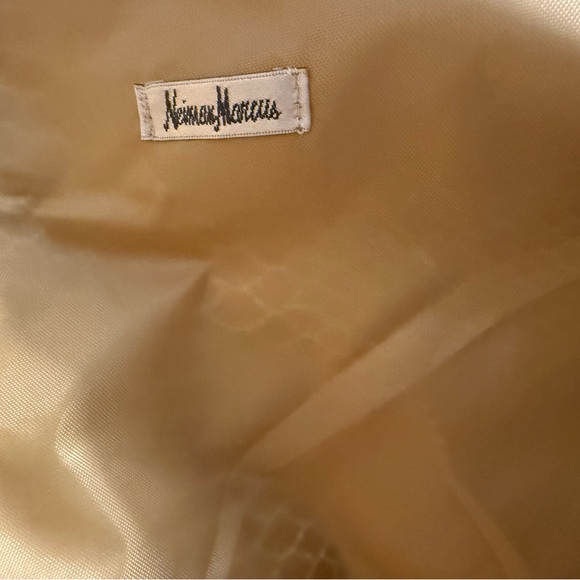 Gold Neiman Marcus python tote - Picture 5 of 6